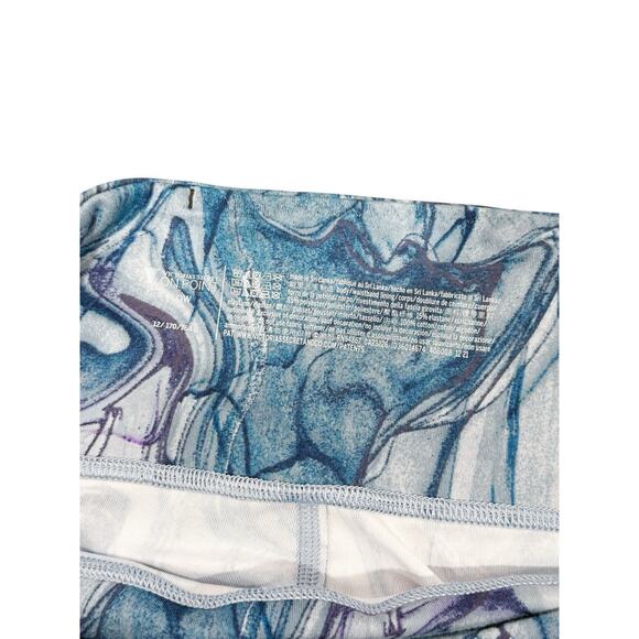 Victoria’s Secret On Point Flow Leggings Blue Watercolor Pattern Womens Size 12 - Picture 5 of 8